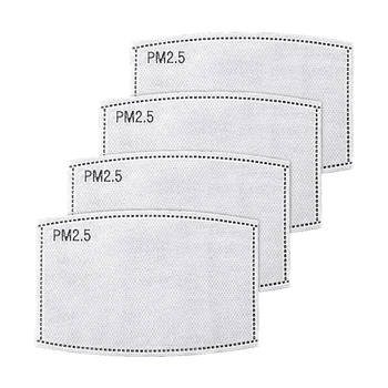 

4PCS 5 Layer PM2.5 Mask Filter Pads for Mask Filter Mouth Face Protective Skin Friendly Dustproof Pad