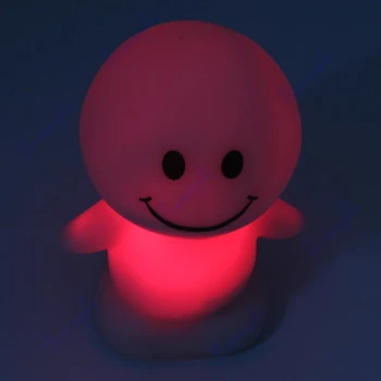 

Christmas Sunny Day Dolls LED Cute Novelty Lamp Changing Color Night Light Gift Q0KF