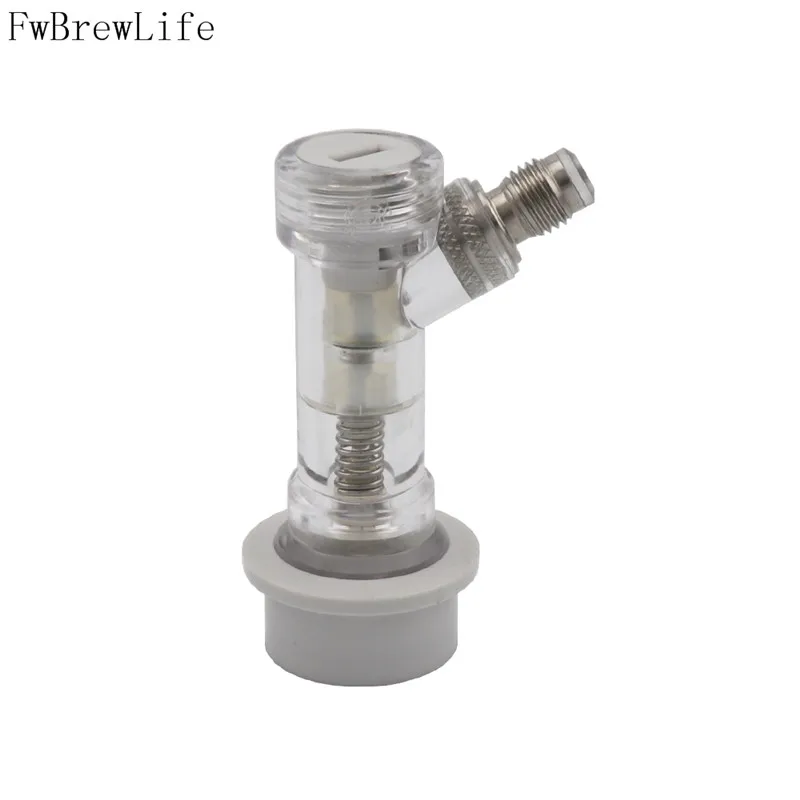 

Ball Lock Disconnect with Check Valve Gas 1/4" MFL Thread Connector Homebrew Beer Soda Kegging Parts