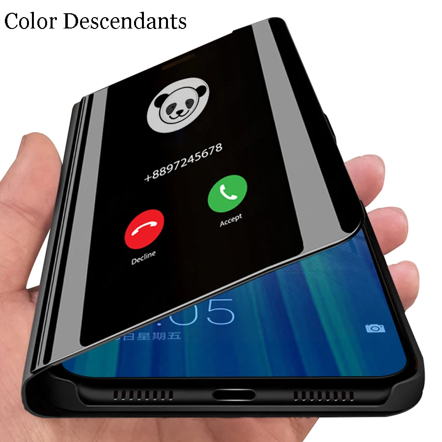 Per Samsung Galaxy Wide 4 Custodia Wide4 Flip Mirror Stand Cover Posteriore Per Samsung Galaxy Jean 2 Custodia Jean2 Vista Protettiva Di Lusso