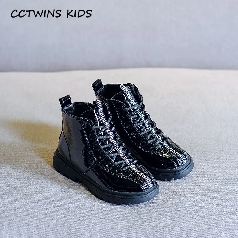 CCTWINS/детская обувь; коллекция года; Зимние Детские Модные ботильоны; детская обувь из искусственной кожи; брендовые теплые ботинки для девочек; для малышей; FB1782