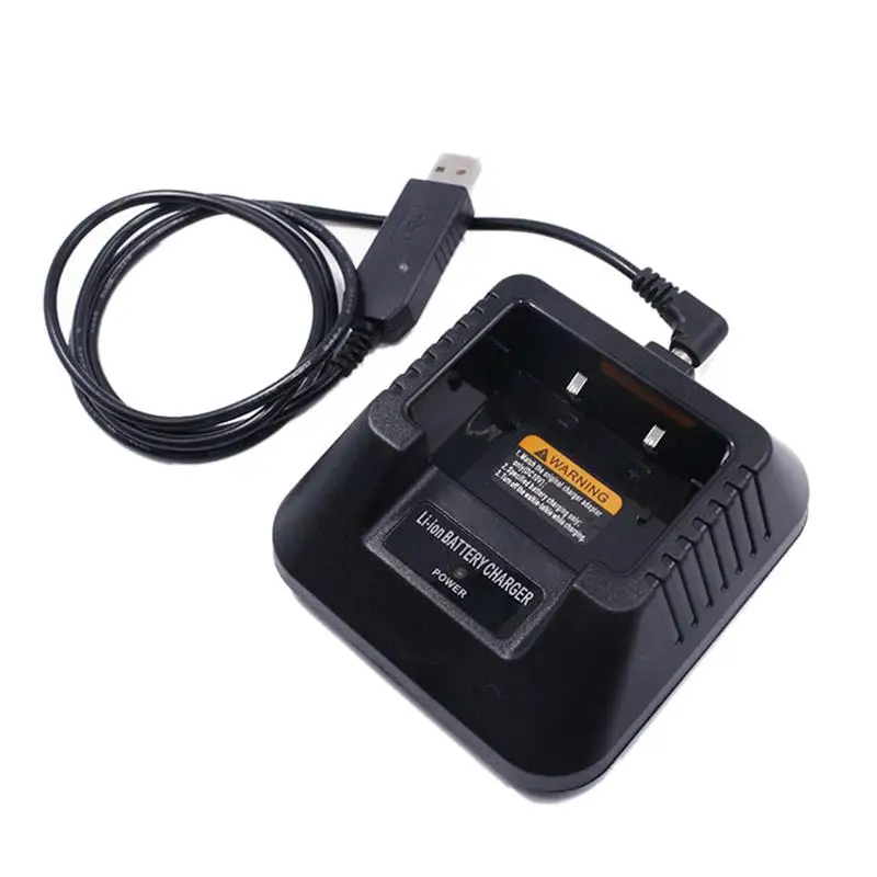 USB Battery Charger for UV5R Professional Interphone Part Walkie Talkie Accessory Stable Fast Radio Charge Device