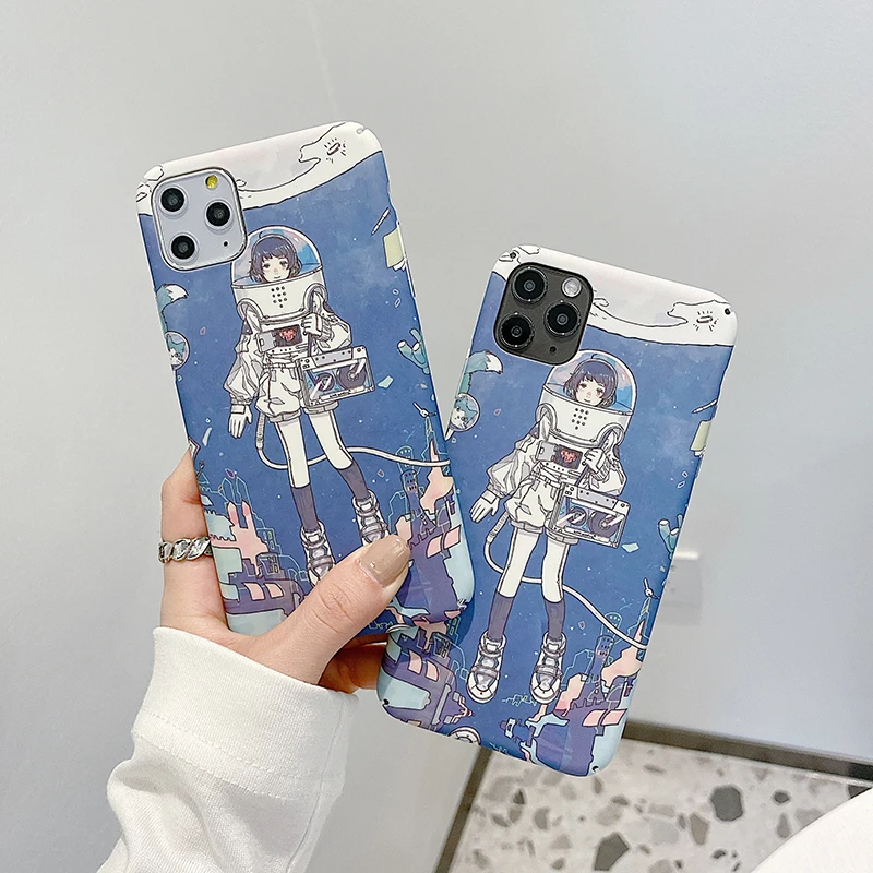 Жесткий чехол для телефона из поликарбоната с Чехлы для телефона Redmi K20 Note7 Note8 космическая девушка чехол для Xiaomi 6 6X8 8lite 8se 9 9se A2 A3Lite Note3 CC9 чехлы