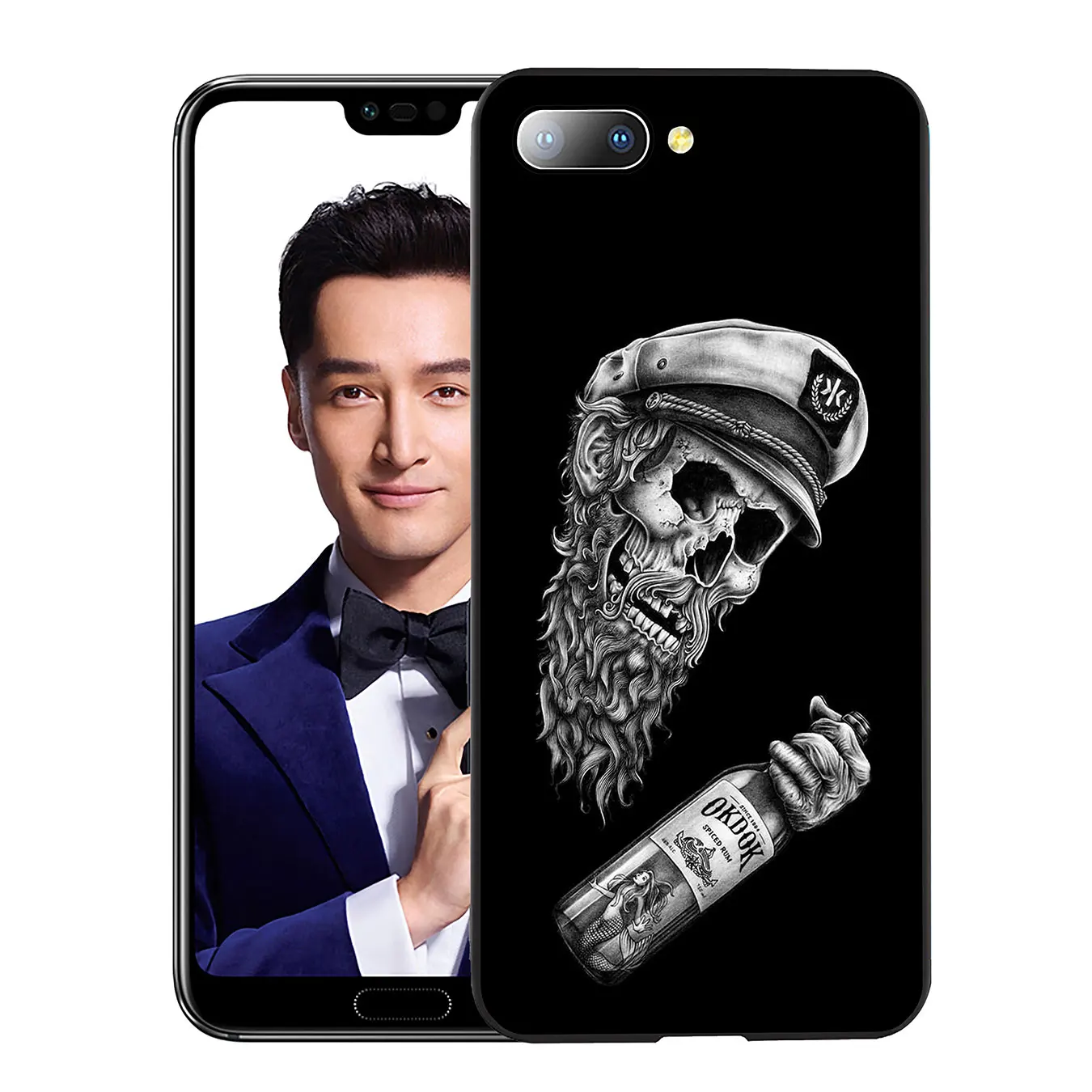 7 Мрачный смерть с косой Скелет мягкий чехол для huawei Y9 Y7 Y6 Prime Honor вид 20 8C 8X8 9 9X10 Lite 7C 7X 7A Pro - Цвет: 7