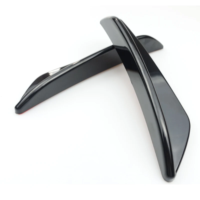 Front Bumper Fog Lamp Side Canards Fins Lip Splitters Air Trim for Mercedes Benz A Class W177 AMG A160 A180 A200 A250 A35 car bumper spoiler bumper lip bumper strip bumper lip decoration car rear bumper lip front bumper decoration front bumper cover car side spoiler