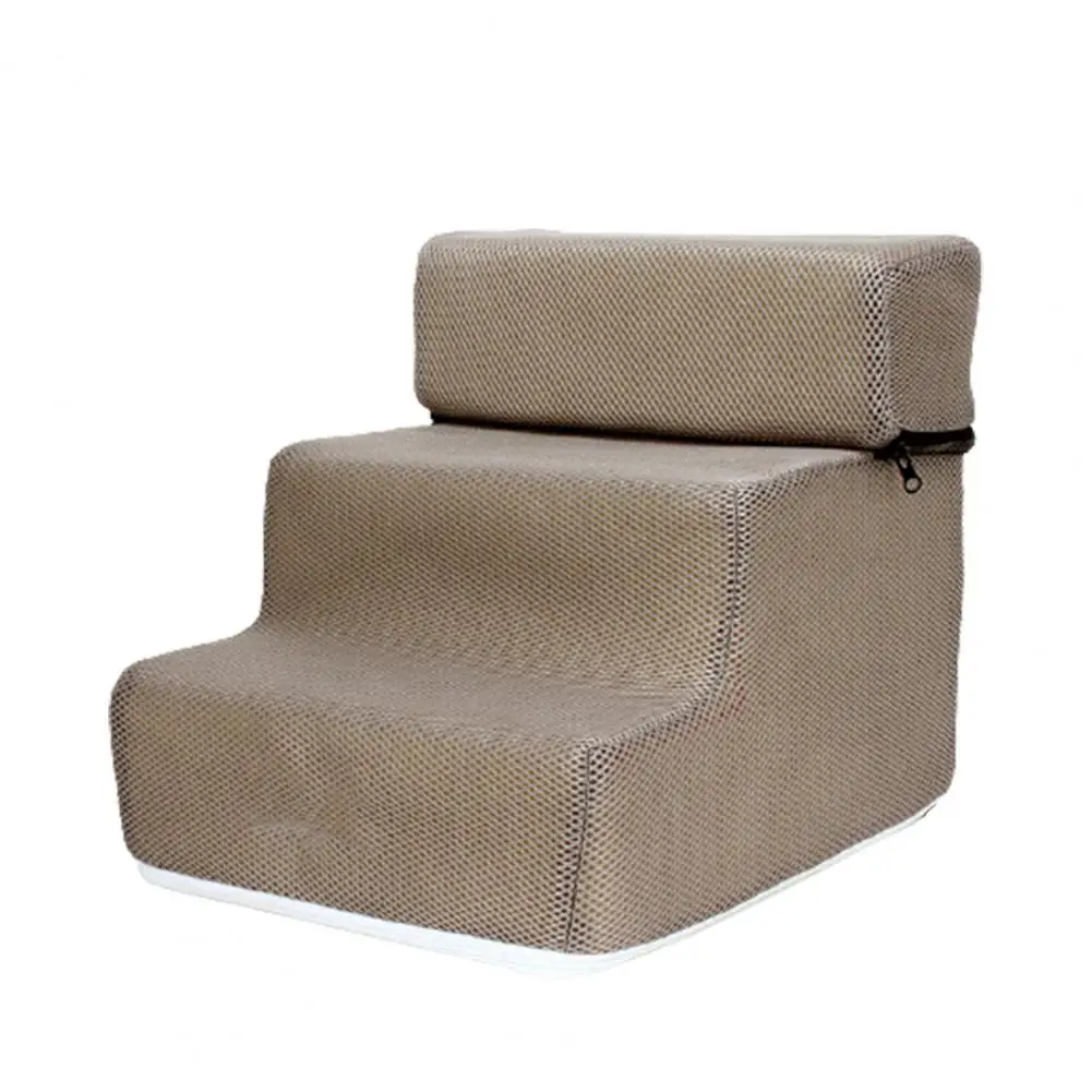 s Pet Ladder Cover Detachable Comfortable Faux Leather Non-slip Dog Ramp Stairs Case for Puppy