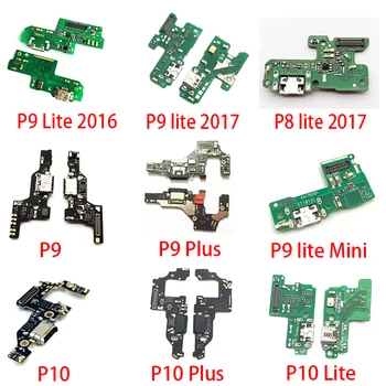 

New USB Flex Cable Dock Connector Charging Port Charger Board For Huawei P10 Plus P20 Pro P30 P9 P8 lite 2017 Mini Replacement