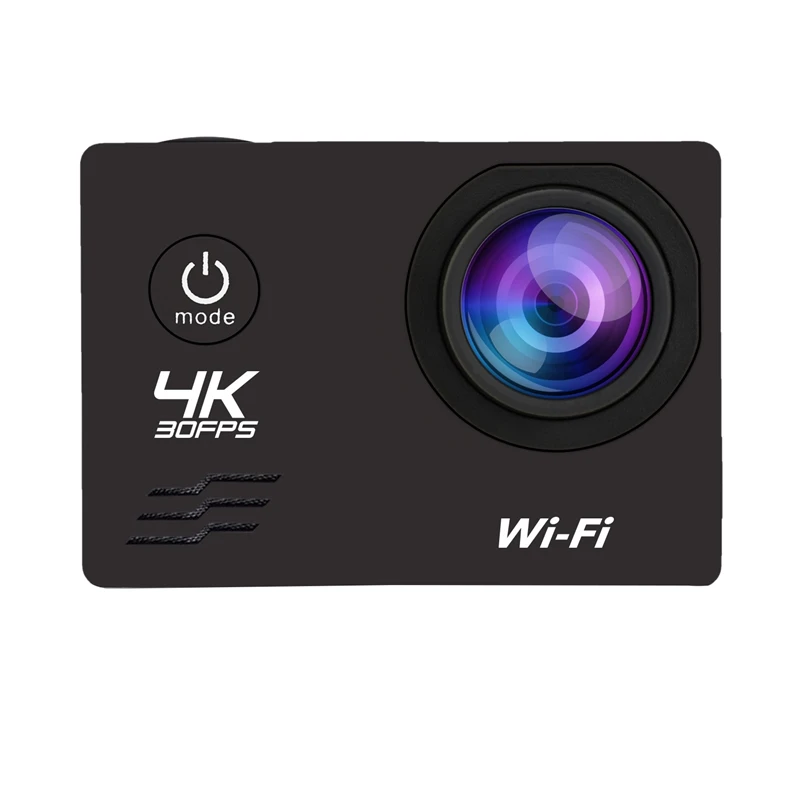 Action Camera HD 4K/60Fps Wifi 16MP 2.0 LCD 170D Lens Helmet 30M Go Waterproof Pro Sports Video Camcorder | Электроника