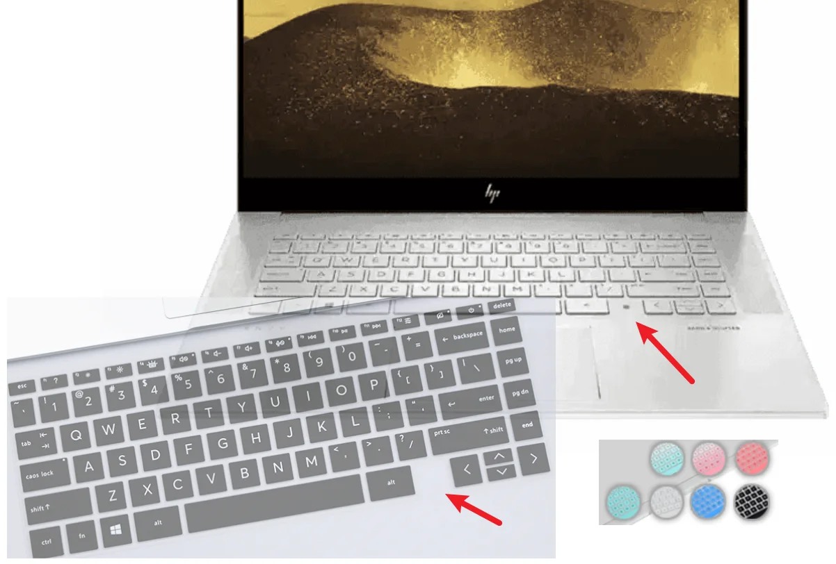 laptop-keyboard-cover-skin-for-HP-Envy-x360-2-in-1-15-15-6-Fingerprint ...