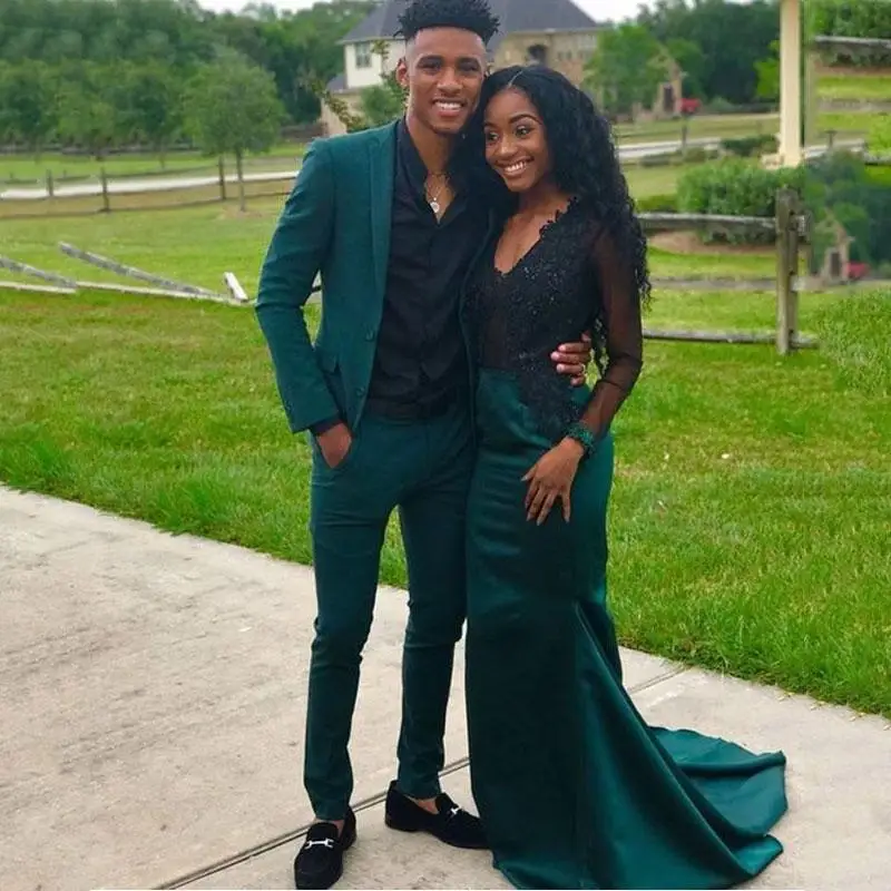 Green Prom Men Suits For Wedding Suits 
