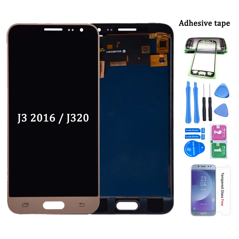 ЖК дисплей с сенсорным экраном и дигитайзером в сборе для Samsung Galaxy J3 2016 J320 J320A J320F
