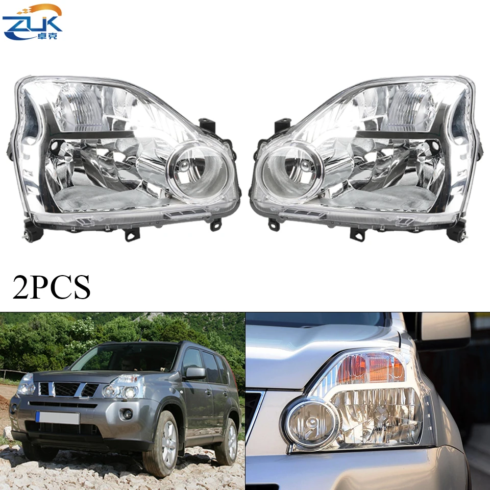 ZUK 2PCS Front Headlamp Head Lamp Headlight Head Light Assy For NISSAN