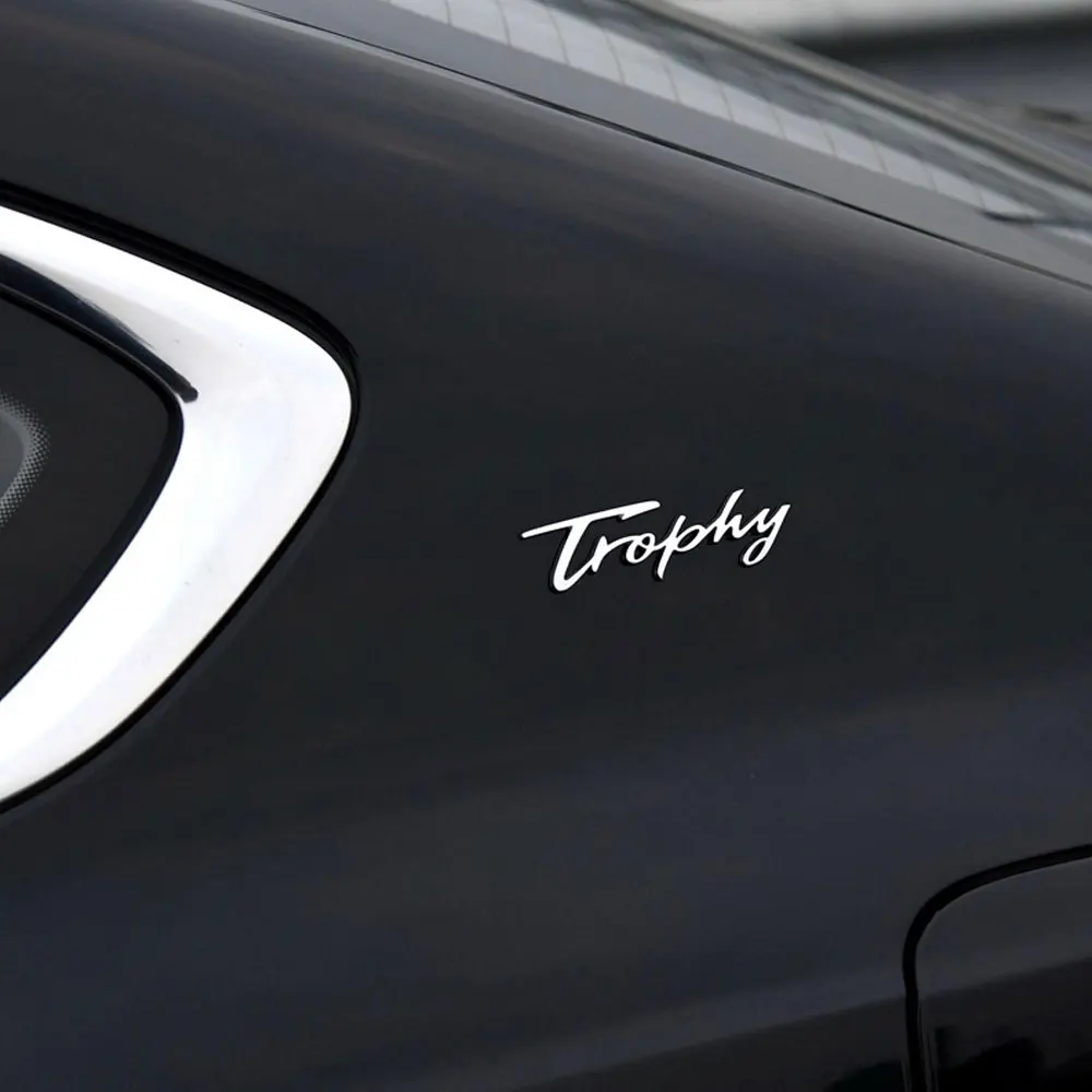 2x 3D Metal Adhesive V6 Truck Car Badge Emblem Sticker Replacement for Universal Cars Matt Black