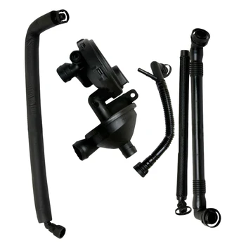 

DWCX Crankcase Vent Valve Breather Hose Oil Separator Kit Fit for BMW E46 325i 330i 325Xi 11617501566 11611432559 11157532649