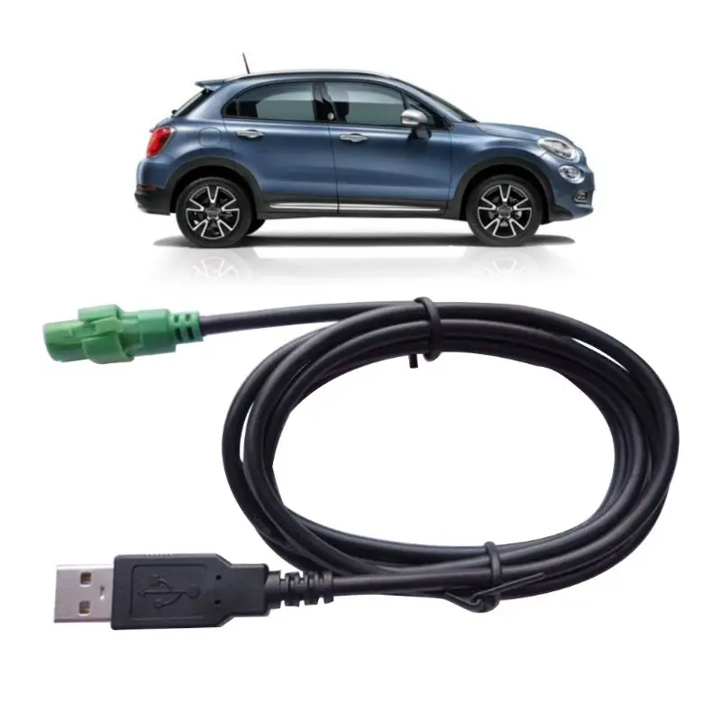 Круглый 4-контактный разъем для USB переключатель жгута кабеля адаптера для Bora Sagitar