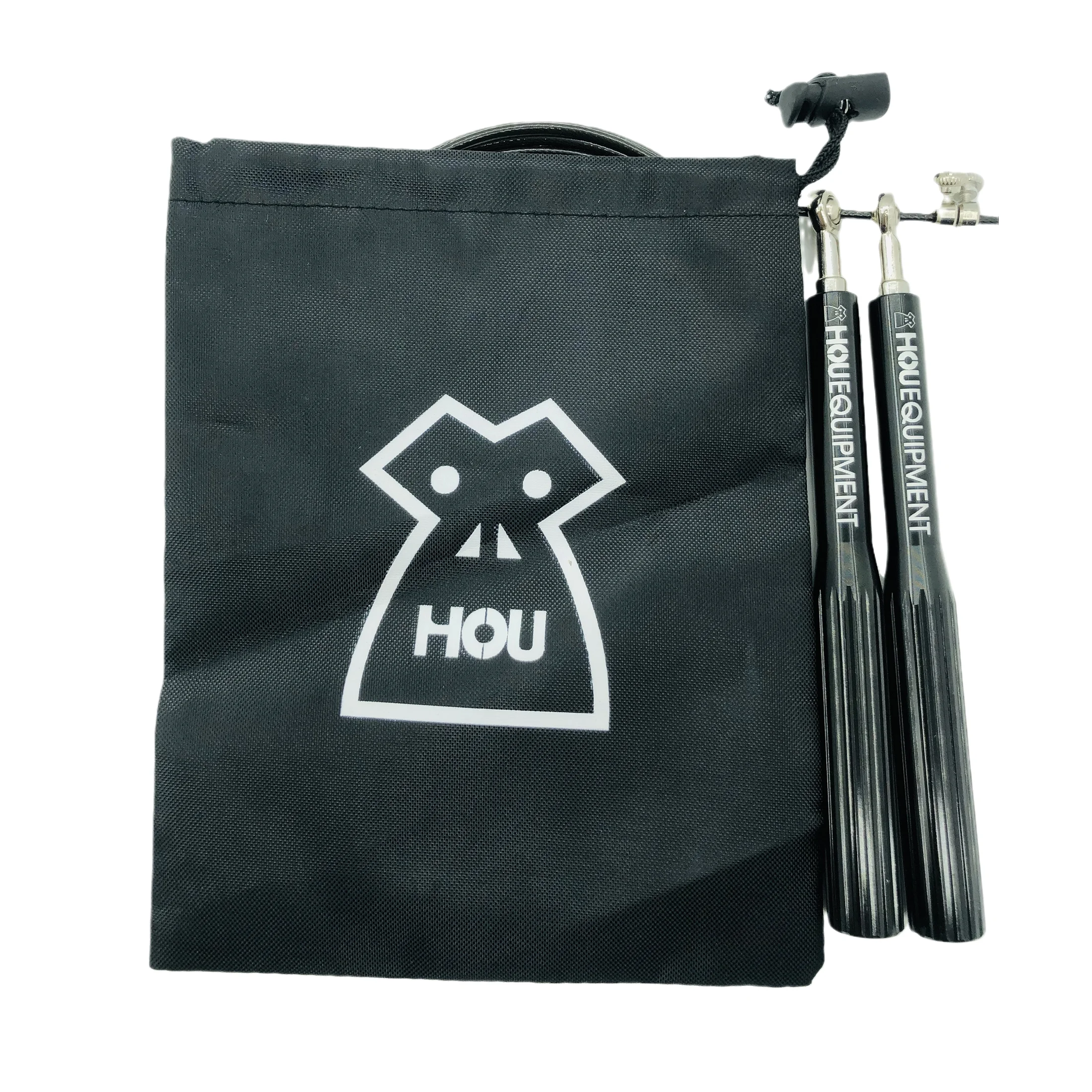 HOU Excercise Light Bearing Skipping Ropes Steel Wire Crossfit Boxing MMA Training Anti-slip Adjustable Fitness jump rope