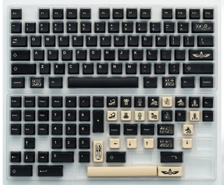 amarelo pbt cinco lados sublimação keycap xda