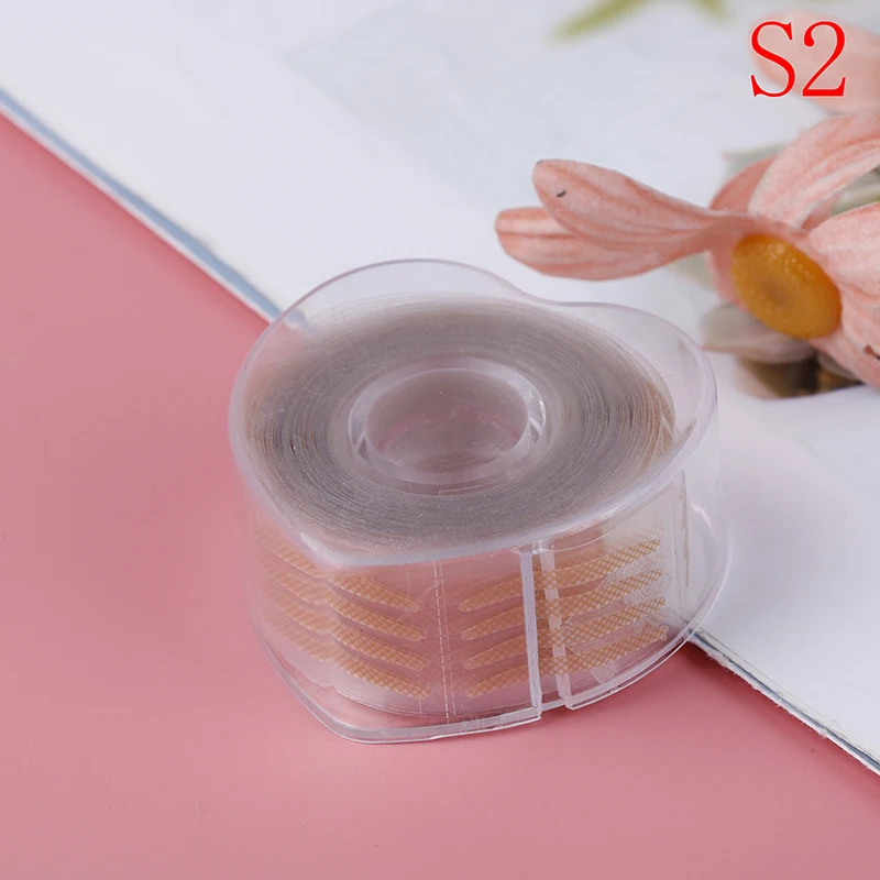 1 рулон, лента для век, невидимая, двойная, складывающаяся, паста для век, прозрачная полоса, самоклеющаяся, натуральная, для глаз, лента, инструмент для макияжа, S/L