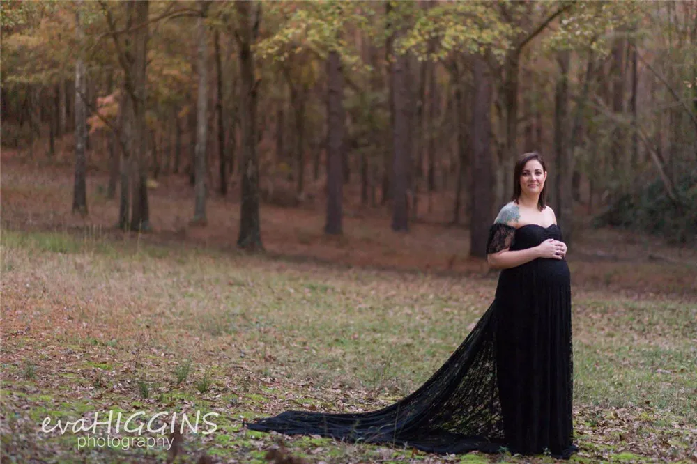 New Lace Maternity Dresses Elegence Pregnancy Dress Photography Long Pregnant Women Maxi Gown For Baby Shower Photo Shoots Props (17)