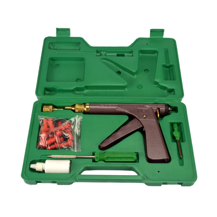 Vacuum Tire Repair Gun Kit Motorcycle Electric Bicycle Vacuum Tire Repair Tools Puncture Plug Repair Block Air Leaking Kit