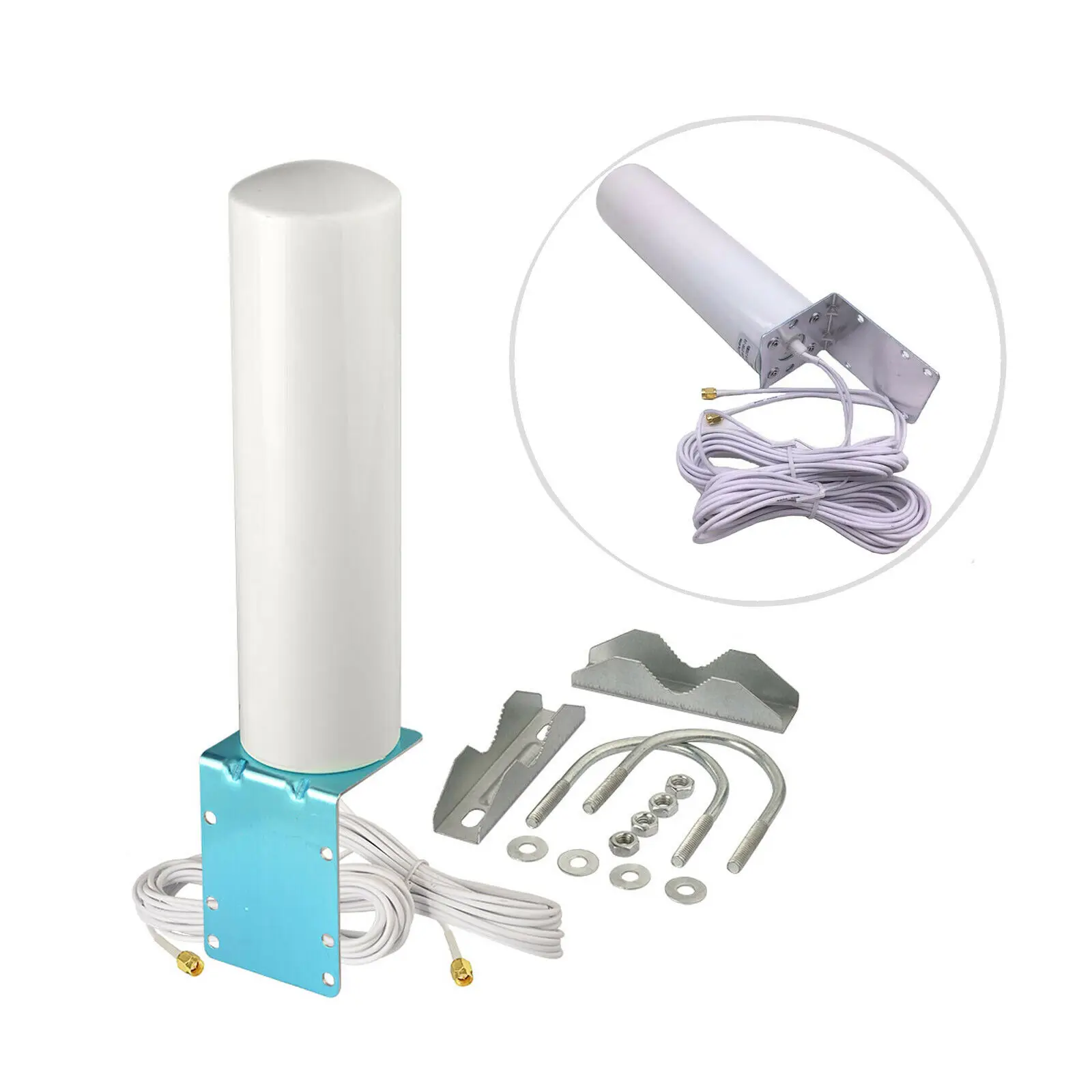 Omni Directional 4G 3G LTE MIMO External Outdoor Antenna for Huawei B535 B715 B593 B525 SMA 5m | Мобильные телефоны и