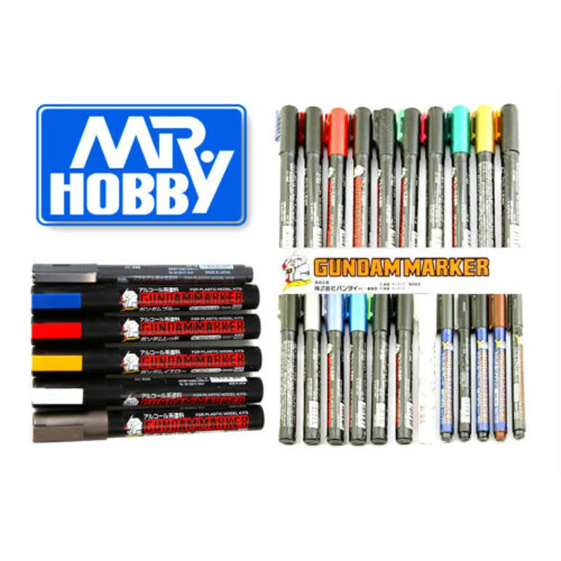 Набор цветных маркеров Mr. Hobby Gundam Gunze GSI ручка для рисования|Детали инструментов| |