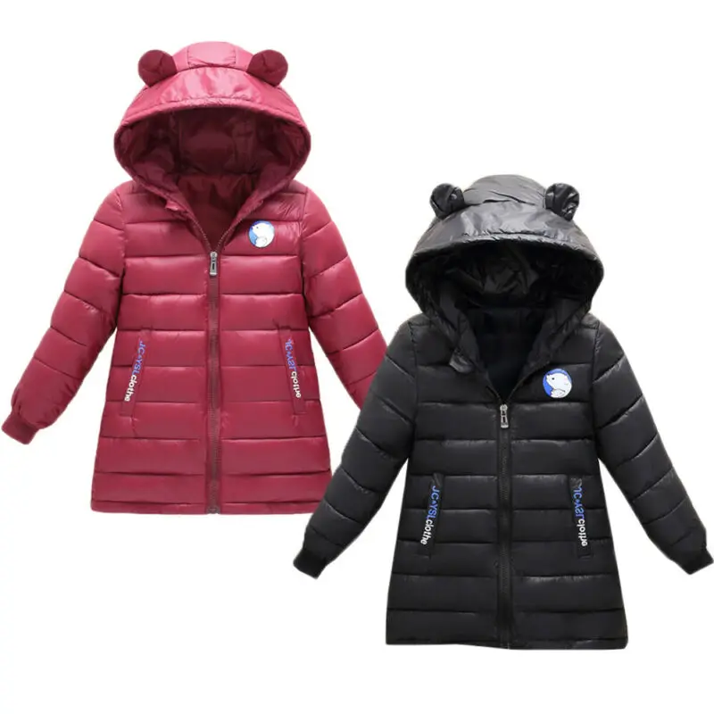  Emmababy Toddler Baby Boy Girls Winter Warm Down Jacket Hooded Coat Snowsuit Outwear