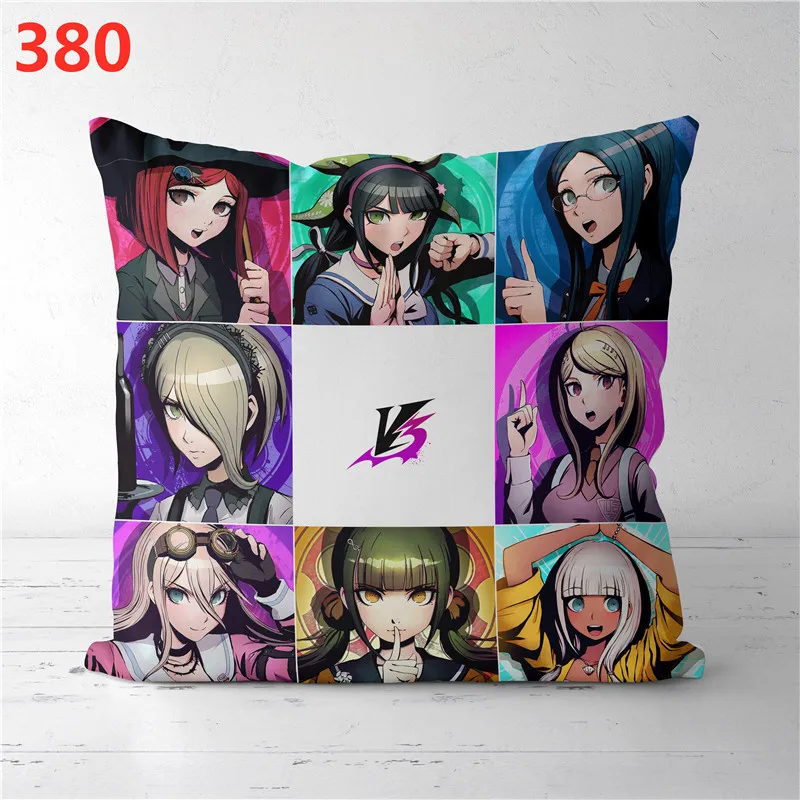 

Anime Super Danganronpa V3 Maizono Sayaka Kokichi Oma sided Pillow Cushion Case Cover