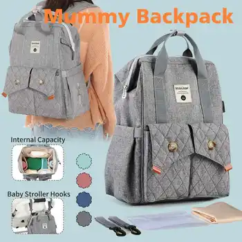

Baby Nappy Bag Fashion Maternity Bags Mummy Diaper Bag Waterproof Large Capacity Baby Stroller Bag Nursing bag For Baby Care