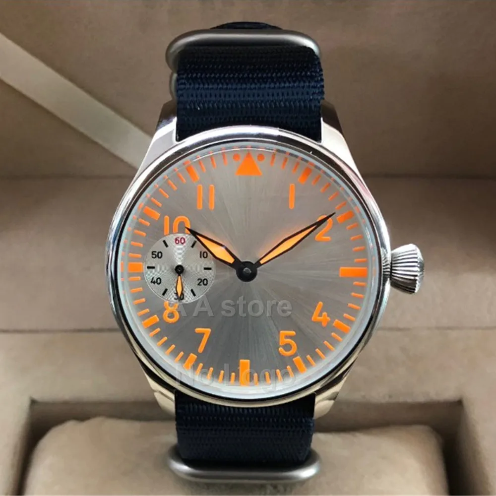 

AAA Watch 44MM Sapphire Glass Top Mechanical Movement Luminous Watch C9 Version MK Watch Luxury Brand No Logo Watch Men's Watch