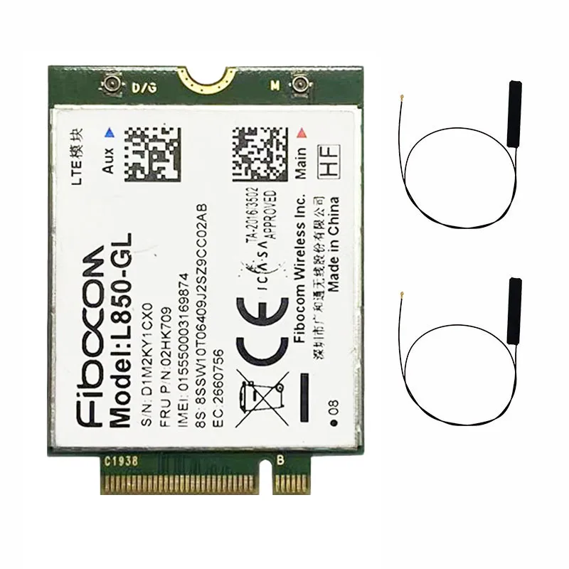 Módulo sem Fio Fibocom para Lenovo Thinkpad L850-gl Cartão M.2 4g Lte Cat9 x1 Carbono 7th 8th 02hk7129 - Imagem 5