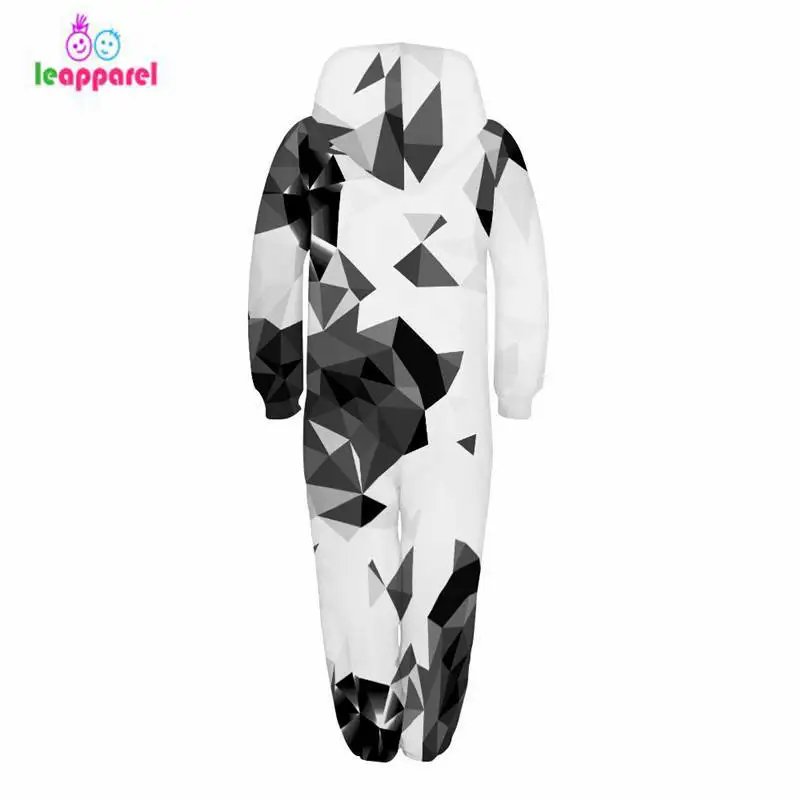 LEAPPAREL/детский осенне-зимний комбинезон на молнии с 3D красочным принтом; детская одежда; костюм для девочек