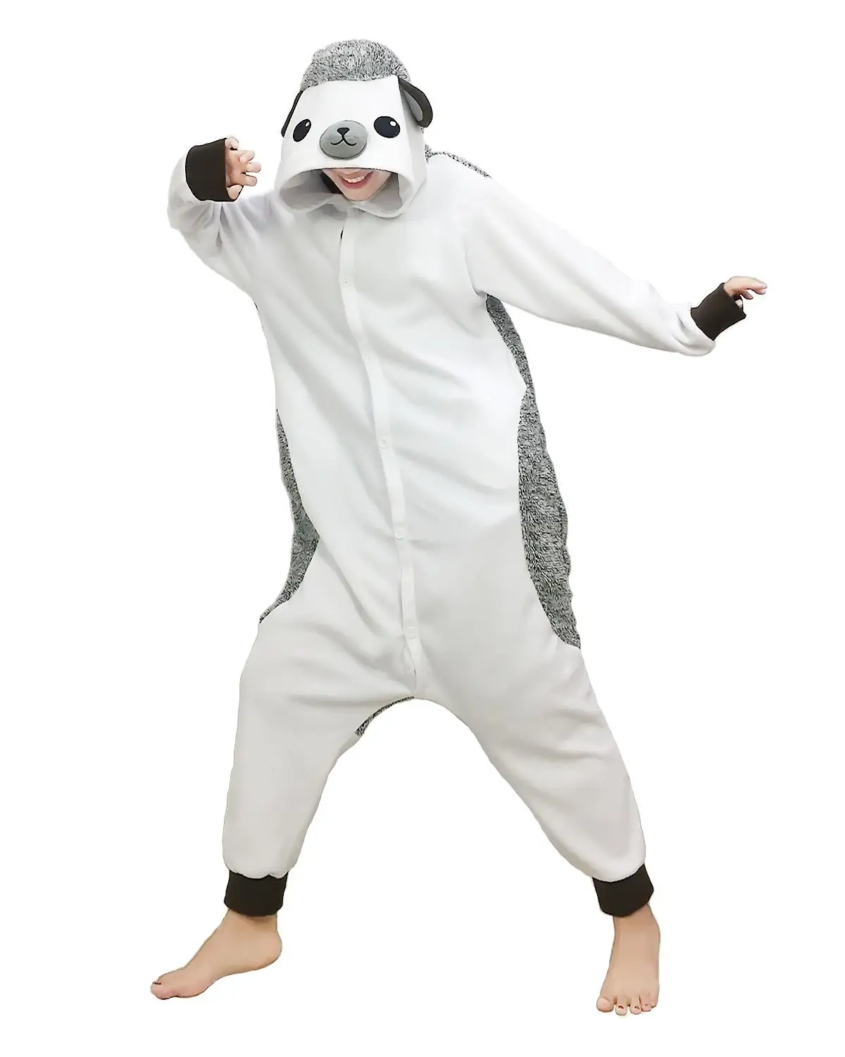 Animal Beaver Pajamas Sleepwear Cartoon Sleepsuit Pajamas Cosplay Costume Adult Unisex