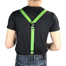 Хит, женский и мужской светодиодный светильник для ночного бега, Нескользящие подтяжки, регулируемые эластичные одноцветные подтяжки для спорта на открытом воздухе