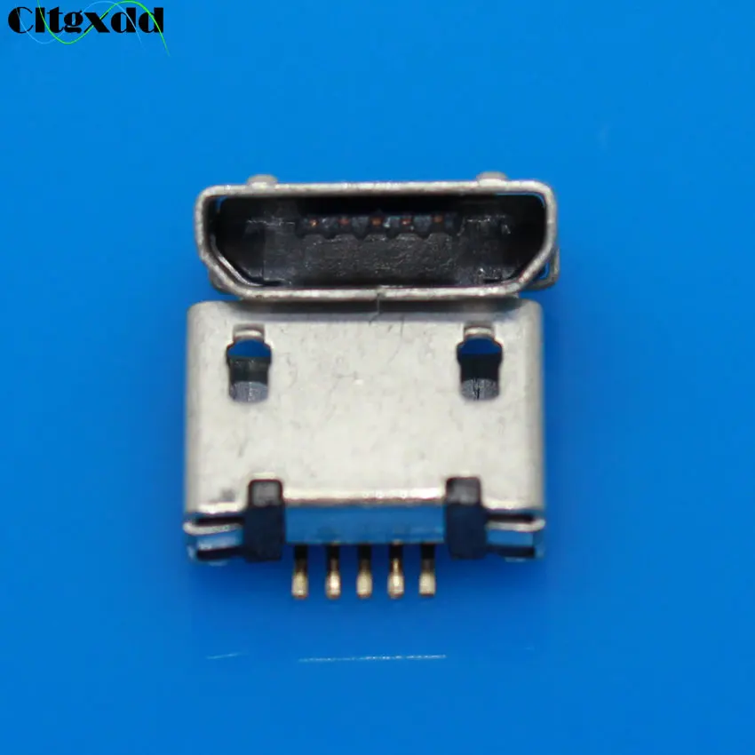 Cltgxdd 1 шт. Micro USB Jack 5 Pin Плоский DIP хвост разъем Micro USB зарядный порт для samsung lenovo Huawei ZTE htc и т. Д