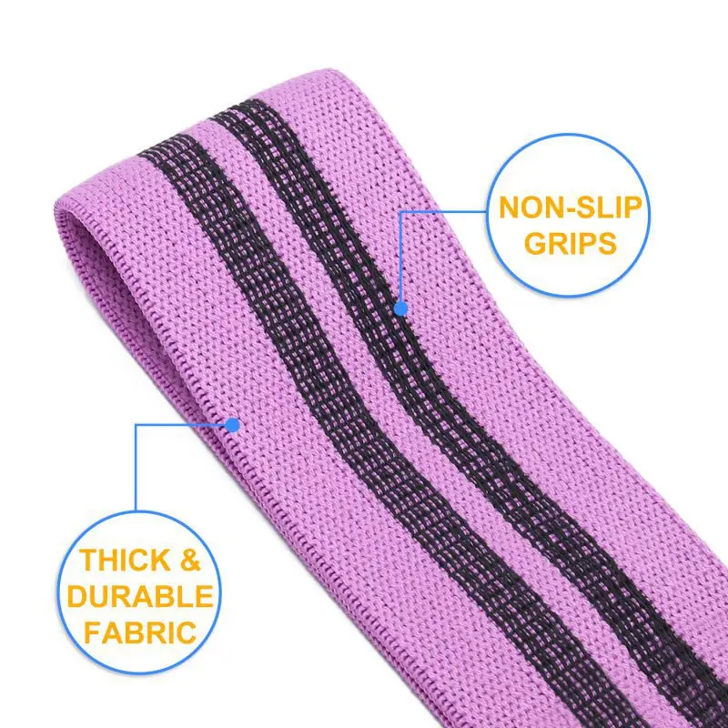 Men&women Hip Resistance Bands Booty Leg Exercise Elastic Bands For gym Yoga Stretching Training Fitness Workout