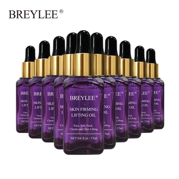 

BREYLEE Essential Oil Rapid Firming Lifting Face Essence Oil Massage Facial Serum Skin Care Anti-Aging Wrinkles Repairing 10PCS