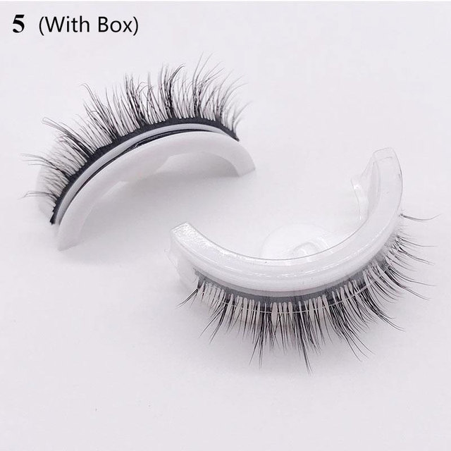 Self-Adhesive False Eyelashes Natural Multiple reversible glue-free self-adhesive pairs of false eyelashes Dropshipping