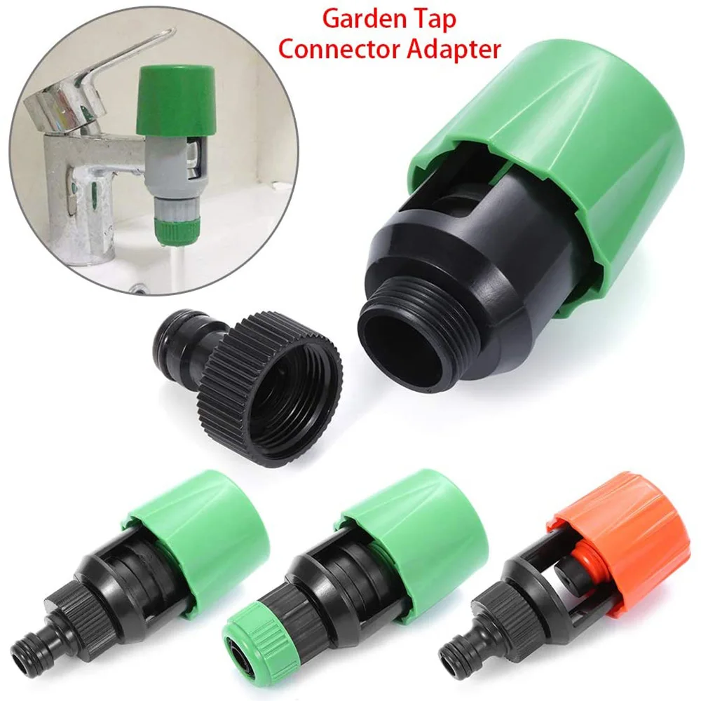 Kitchen Universal Faucet Adapter Plastic Bathroom Basin Water Tap Quick Connector Head Nozzle Joint Garden Watering Irrigation