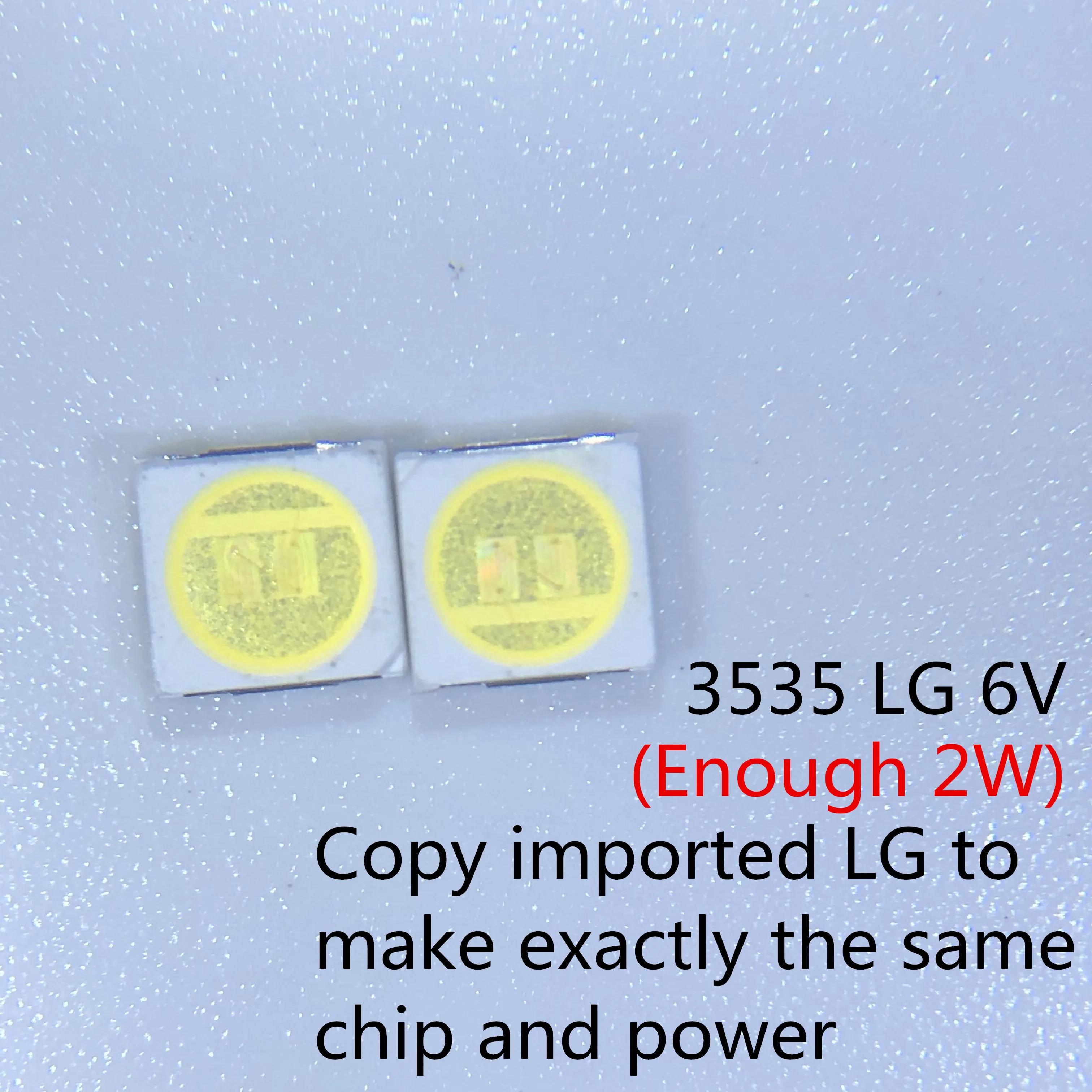 Diode Beads 100 шт. для LG Innotek светодиодный новый и оригинальный 2 Вт 6 в 3535 холодный белый