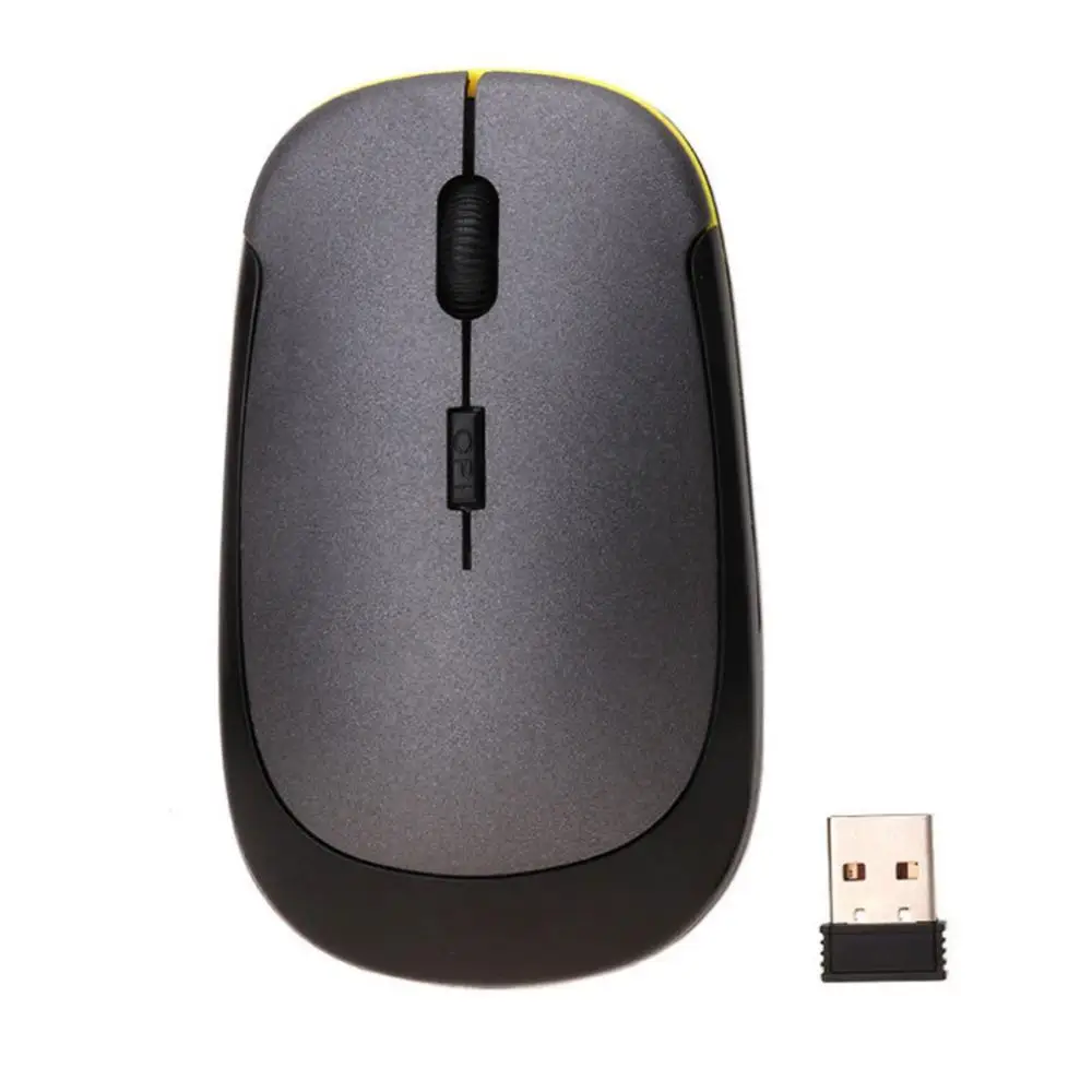 USB оптическая беспроводная мышь, Вертикальная Эргономичная геймерская мышь, 2,4G приемник, супер тонкая мышь для ПК, ноутбука
