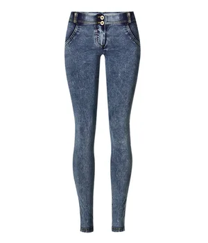 

Plus Size Stretch Skinny Low Waist Jeans Women Runway Sports Fitness Jeans Butt Lift Push Up Jeans For Women Pencil Denim Pants