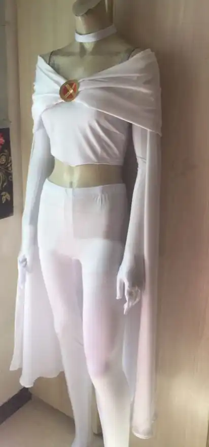 Personalizar X-Men White Queen Emma Frost Cosplay Outfit