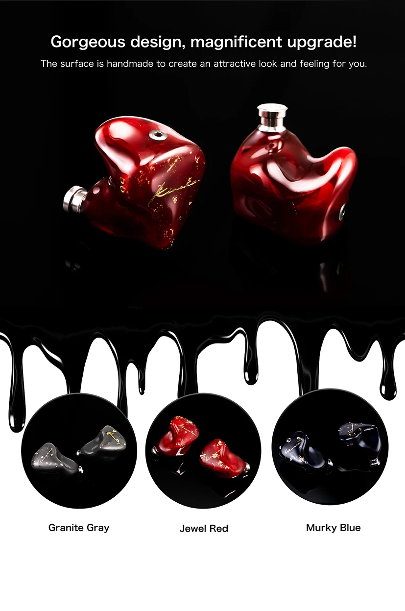 KINERA Bd005 pro HIFI DJ Monitor Running Sports Earphone DIY bluetooth Detachble 4 core Cable headset