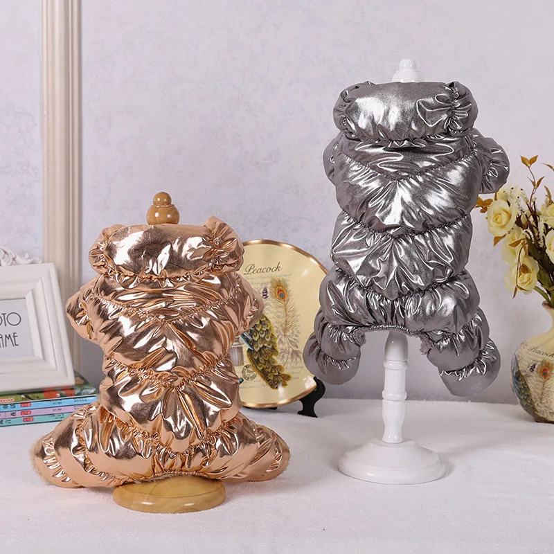 

Pet clothes warm winter thick four-legged dog clothes small and medium type dog down jacket dog vest dog jacket dog supplies