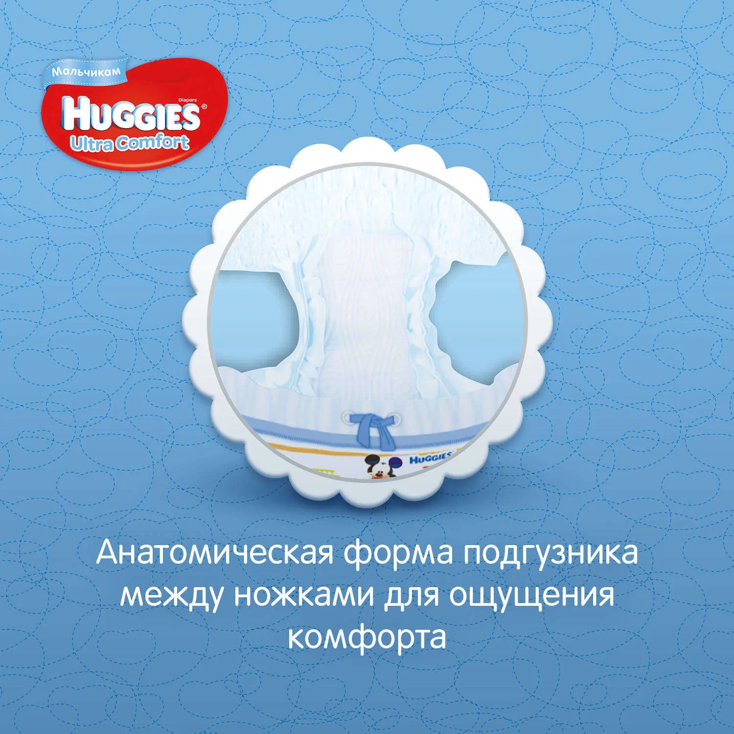 Подгузники Huggies Ultra Comfort для мальчиков 3(5-9 кг) 21 шт