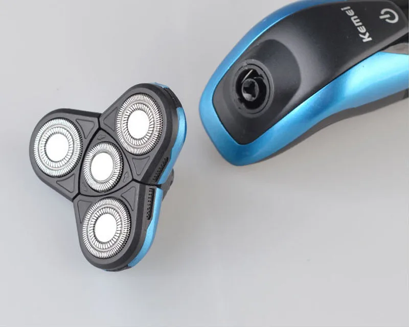 Kemei 3 в 1 Электробритва Моющаяся перезаряжаемая 3D Плавающая 3 лезвия многофункциональный триммер для бороды бритва для мужчин уход за лицом F30