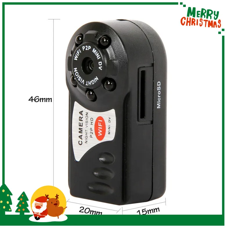 HD Mini Q7 камера 480P Wifi DV DVR Беспроводная IP Cam новая мини видео-камера регистратор инфракрасная камера ночного видения маленькая камера