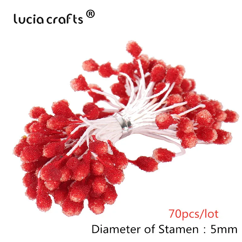 Style 8 Red 5/6/8/10/12/50/70/90 шт смешанные красные цветок вишни тычинки ягоды Комплект поделки РОЖДЕСТВЕНСКИЕ свадебный торт подарок коробка венки Декор D0311 - Цвет: Style 8 Red