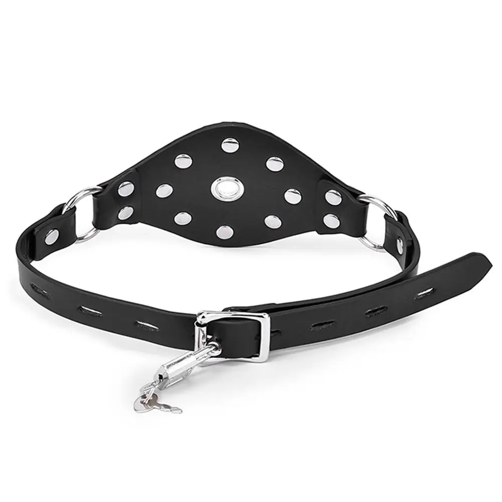 Movconly Sexy Breathable Open Mouth Plug Ball Gag Head Harness Restraint Adult Couple Flirt Bondage Gags